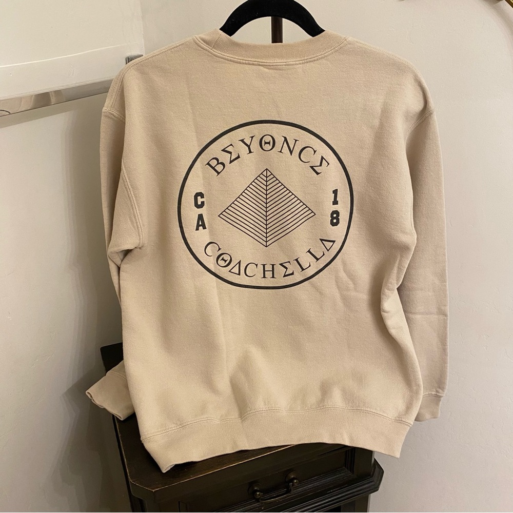 BEYONCE BEYCHELLA COACHELLA OFFICIAL 2018 BAK Crewneck sz S Festival Homecoming
